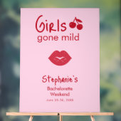 Girls Gone Mild Pink and Cherry Red Bachelorette   (Neutre)