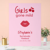 Girls Gone Mild Pink and Cherry Red Bachelorette   (Mariage)