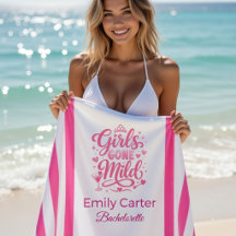 Girls Gone Mild Roze Gestreepte Bachelorette