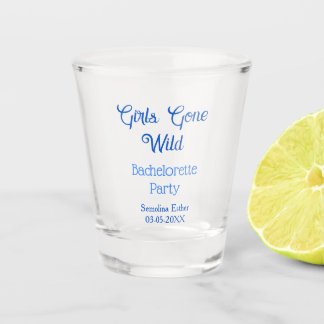 girls gone wild bachelorette party blue name retro shot glas