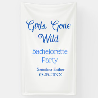 girls gone wild bachelorette party blue name retro spandoek