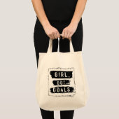 Girls Got Goals Motivational Tote Bag (Devant (produit))