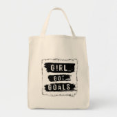Girls Got Goals Motivational Tote Bag (Devant)