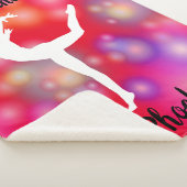 Girls Gymnastics Bubble Fun Sherpa Deken (3/4)