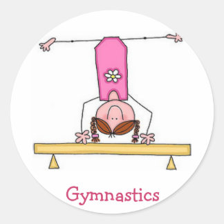 Girls Gymnastics Sticker
