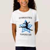 Girls Gymnastics Superstar Leap T-Shirt (Voorkant)