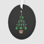 Girls Gymnastique Arbre de Noël (devant)