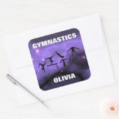 Girls Gymnastique Événements Stickers (Enveloppe)