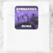 Girls Gymnastique Événements Stickers (Sac)