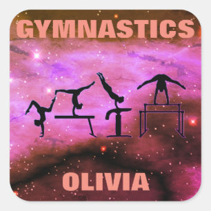 Girls Gymnastique Événements Stickers