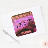 Girls Gymnastique Événements Stickers (Enveloppe)