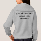 Girls' halloween pullover hoodie (Dos)