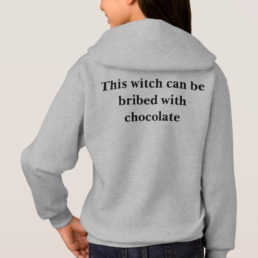 Girls' halloween pullover hoodie (Dos)