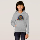 Girls' halloween pullover hoodie (Devant entier)