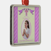 Girl's Heilige Communion Foto Ornament Keepomwille (Rechts)