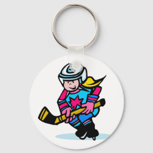 Girls Hockey Sleutelhanger