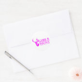 GIRLS HUNT DEER RONDE STICKER (Envelop)