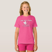 Girls I Can Run Lines Around You T-Shirt (Devant entier)