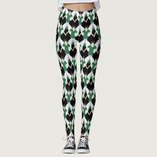 Girls Irish Clover Fairy Leggings