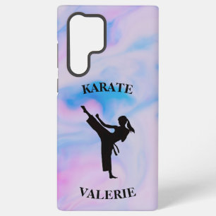 Girls Karate Pastel Swirl Samsung Galaxy Hoesje