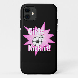 Girls Kick it Soccer iPhone 11 Hoesje