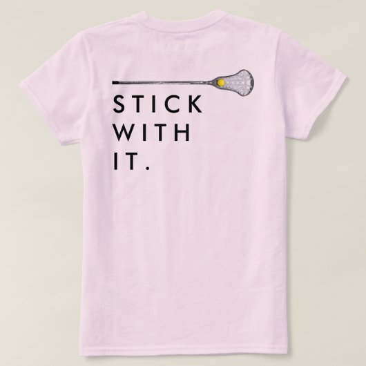 Girls Lacrosse T-shirt (Design achterkant)