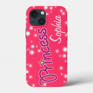 Girls named princess star graphic iPhone 13 mini hoesje