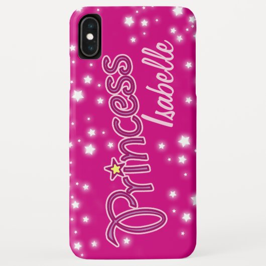 Girls named princess star graphic Case-Mate iPhone case (Achterkant)
