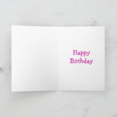 Girls Niece 9-e fille de carte d'anniversaire viol (Intérieur)