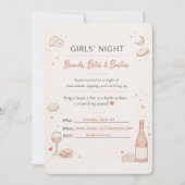 Girls’ Night Charcuterie Party Invitation (Devant)