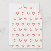 Girls Night Galentine's Day Invitation Kaart (Achterkant)