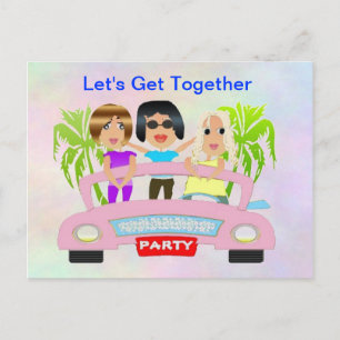Girls Night Out Briefkaart