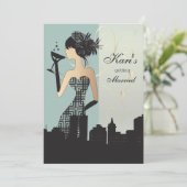 Girls Night Out Party - Blue Kaart (Staand voorkant)