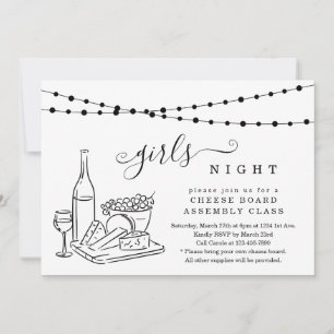 Girls Night Wine Tasting and Cheese Board Party I Kaart