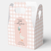 Girl's One Gekke Goose 1st Birthday Party Bedankdoosjes (Geopend)