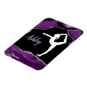 Girls Paars Glitter Gymnastics Dance of Cheer Magneet (Linkerzijde)