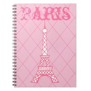 Girl's Paris Eiffel Tower School-laptop Notitieboek