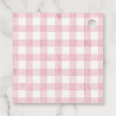 Girls Pink Cadeau Gift Label (Achterkant)