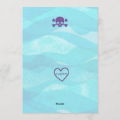 Girls Pirate Map Birthday Party Invitation (Dos)