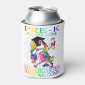 Girls Pre-K Afstuderen Magical Unicorn Gift Blikjeskoeler (Blikje Voorkant)