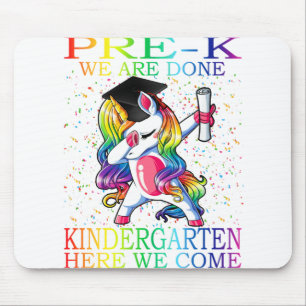 Girls Pre-K Afstuderen Magical Unicorn Gift Muismat