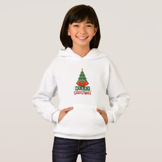 Girl's Pullover Hoodie (Voorkant volledig)
