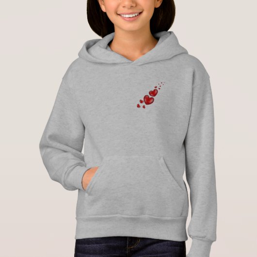 Girl's Pullover Hoodie (Voorkant)