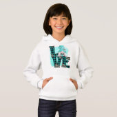 Girl's Pullover Hoodie (Voorkant volledig)