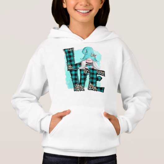 Girl's Pullover Hoodie (Voorkant)