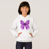 Girl's Pullover Hoodie - Butterfly (Voorkant volledig)