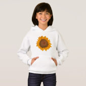 Girl's Pullover Zonnebloem (Voorkant volledig)