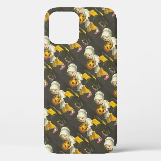 Girls Pumpkin Cat Halloween Case-Mate iPhone Case (Achterkant)