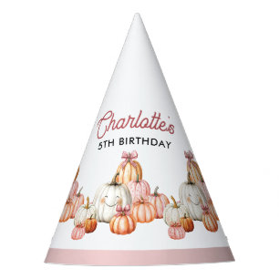 Girl's Pumpkin Patch Bows Verjaardagsfeestje Feesthoedjes