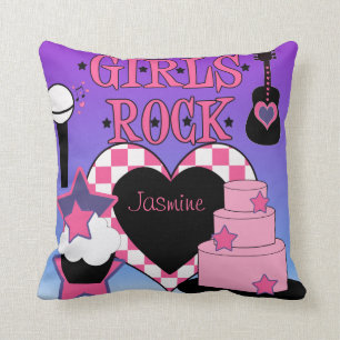 Girls Rock Pillow Kussen